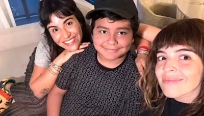 La tierna imagen de tres hijos de Maradona