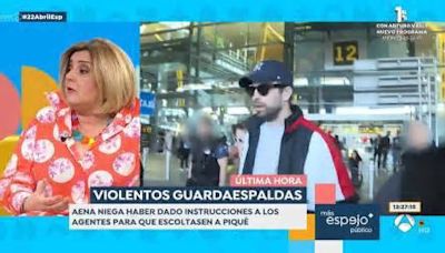Aena se pronuncia tras el altercado de los escoltas de Piqué y Clara Chía con la prensa