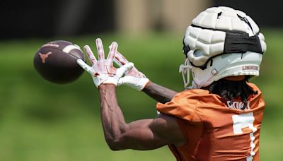Texas WRs Show Up and Show Out on First Day of Fall Training Camp