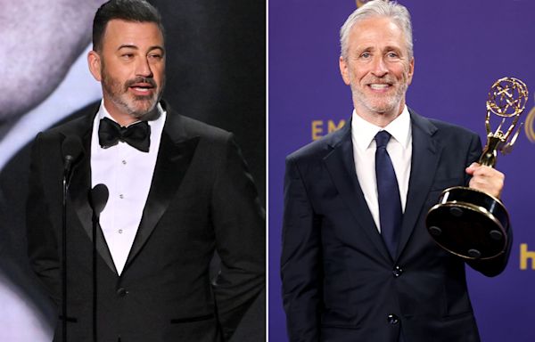 Jimmy Kimmel Jokingly Calls Out Jon Stewart After Losing to Him at Emmys 2024: 'You Said You Were Retiring'