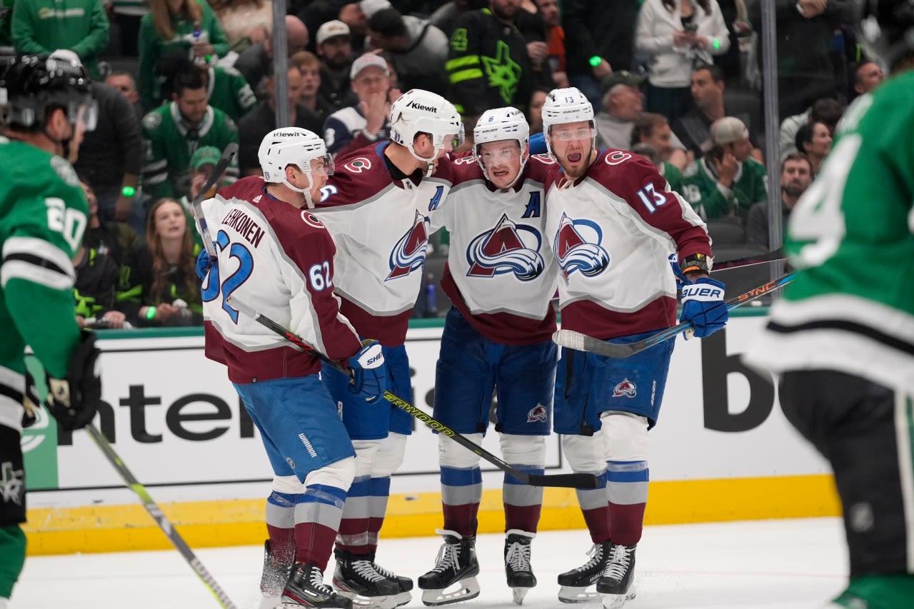 Wood scores in OT as Avalanche finish off 3-goal comeback to beat Stars