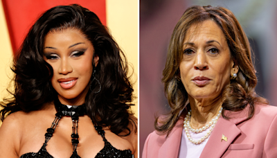 Cardi B defends Kamala Harris against criticism over Vice President’s dating history