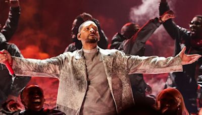 Will Smith makes rap comeback at BET Awards - two years after Oscars slap