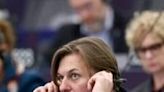 MEP Maximilian Krah at a European Parliament session in Strasbourg