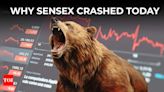 Stock market crash today: Why BSE Sensex plunged over 1,000 points; Nifty50 ended below 22,000 - top 5 reasons for bear attack - Times of India