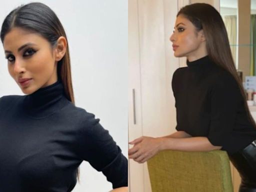 Sexy! Mouni Roy Flaunts Her Bombshell Curves In Leather Pants, Hot Photos Go Viral; See Here - News18