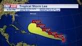 Tropical Storm Lee forms in central Atlantic, forecast to become category 3 hurricane