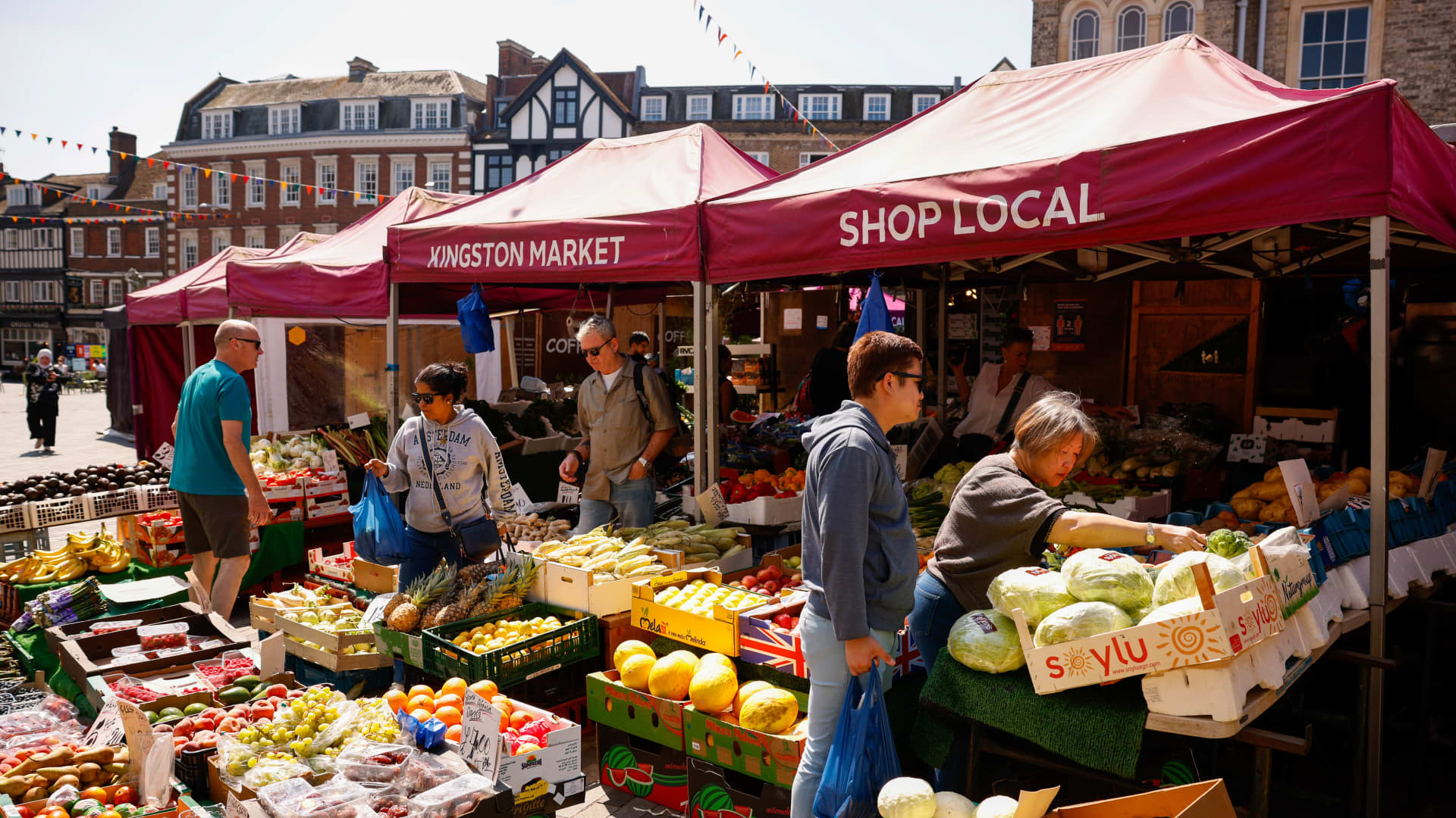 Britain's inflation rate could be about to drop below the Bank of England's 2% target