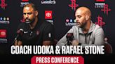 Video: Rafael Stone, Ime Udoka reflect on breakthrough season for Rockets