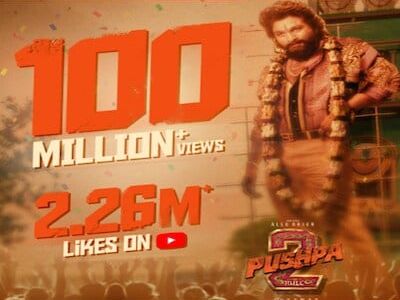 Pushpa Pushpa song crosses 100 million views on YouTube, sets a new record