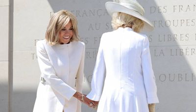 D-Day: Peinlicher Moment zwischen Königin Camilla und Brigitte Macron