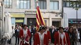 La procesión de Sant Jordi de València, en imágenes