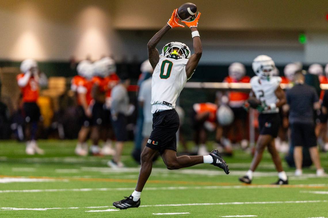 A Hurricanes freshman making an early impression. Plus notes from Day 1 of fall camp