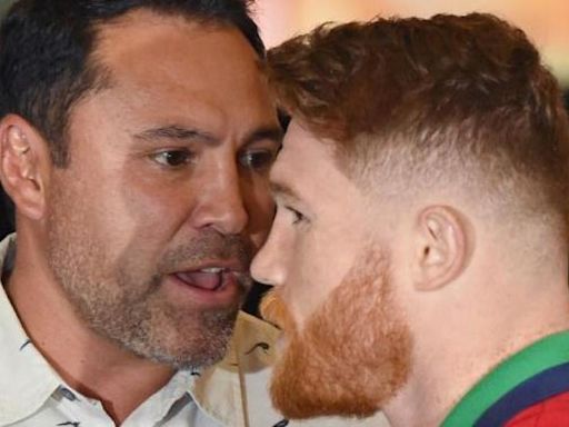 Guerra total entre 'Canelo' Álvarez y De la Hoya: “A este imbécil, intento de persona..."