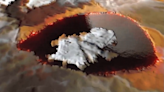 Check out this cool lava lake on one of Jupiter's moons