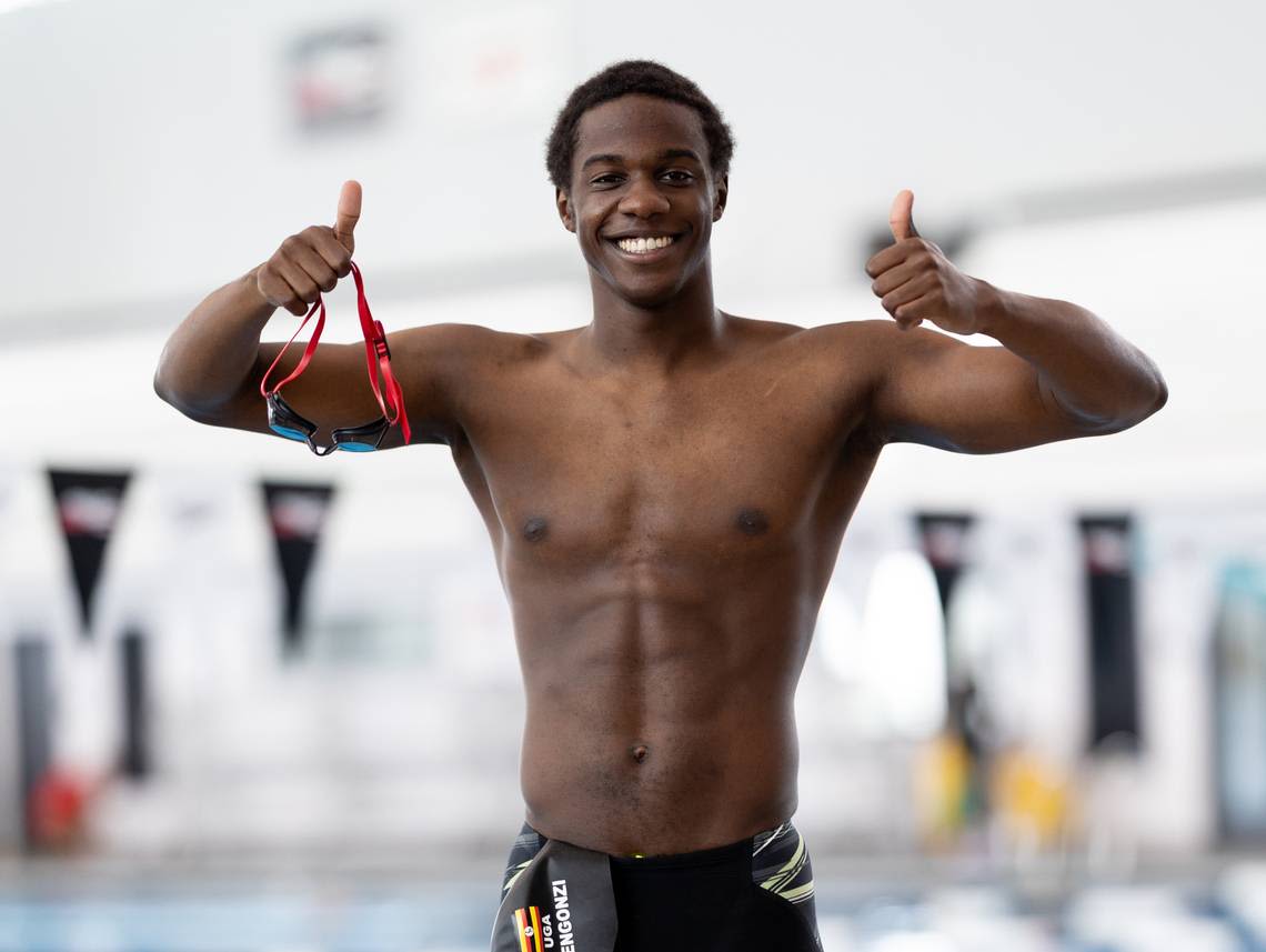 How Cary’s Jesse Ssengonzi earned a chance to swim at the Paris Olympics for Uganda