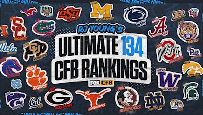 2024 college football rankings: RJ Young's Ultimate 134