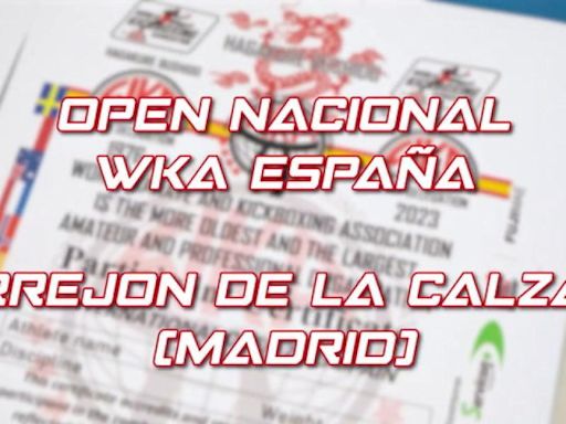 Torrejón de la Calzada acoge el 18 de mayo la flor y nata de los deportes de contacto gracias al Open Nacional de WKA España