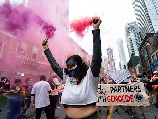 About 30 anti-Israel protesters shut down Canada’s largest pride celebration