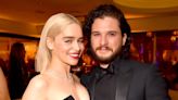 Kit Harington reflects on his 'unexpected' bond with Emilia Clarke, and says she comes over all the time and plays with his kid