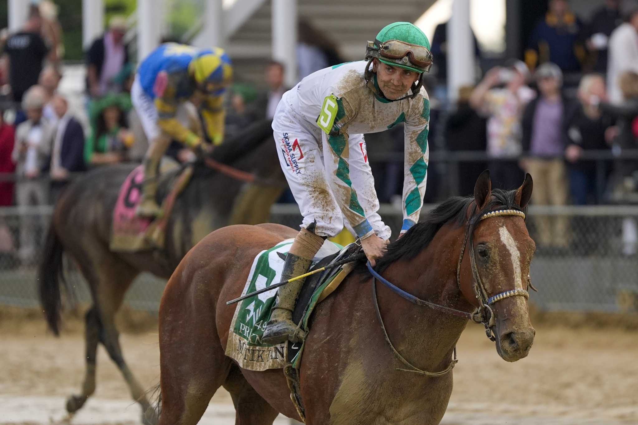 Kentucky Derby winner and Preakness runner-up Mystik Dan on track to run in the Belmont at Saratoga