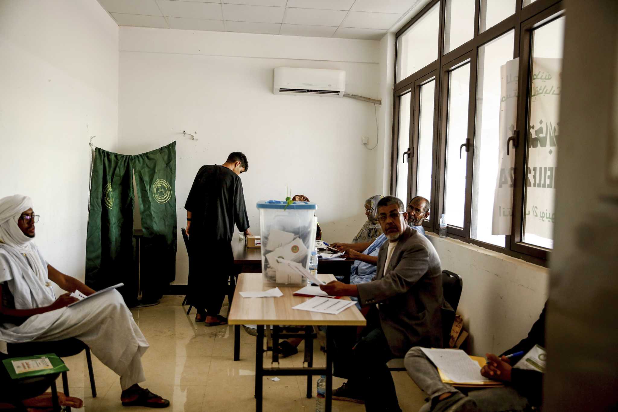 Mauritania’s President Mohamed Ould Ghazouani on track for reelection, provisional results show