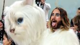Jared Leto Dressed Up as Karl Lagerfeld's Cat Choupette at the Met Gala