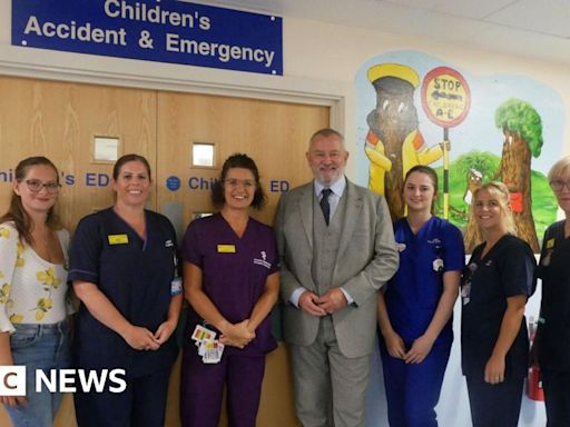 Hugh Bonneville: Downton Abbey star opens new hospital department