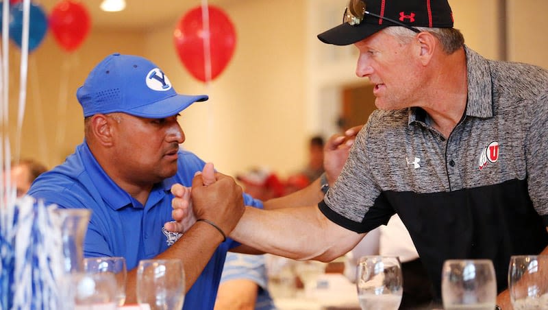 Here’s what close friends Kalani Sitake and Kyle Whittingham said about each other this week