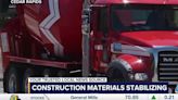 Construction company say material prices starting to stabilize