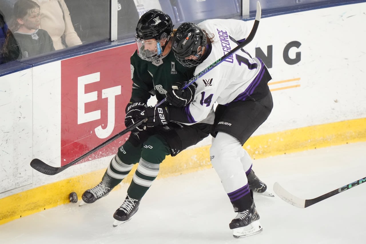 Jess Healey’s goal lifts Boston to 4-3 win vs Minnesota in 1st game of PWHL championship series