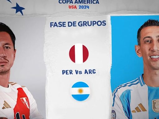 Cuándo juegan Perú vs Argentina: fecha del partido por jornada 3 de Grupo A de la Copa América 2024