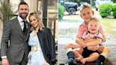 Emily Maynard Johnson Shares Adorable Photo of Sons Gibson and Jones Wearing Matching Pink Messi Jerseys