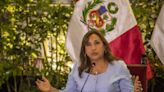 Presidenta de Perú se reunirá con líderes de partidos políticos