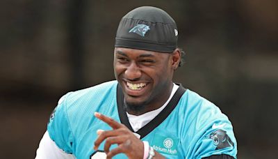 Xavier Legette’s 1st day of NFL training camp for Carolina Panthers got one bad review