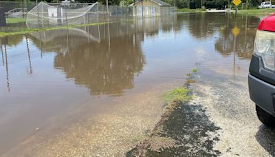 State agencies still at scene of second Lake Wallace Dam breach