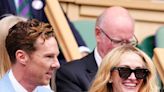 Julia Roberts and Benedict Cumberbatch among stars at men’s Wimbledon final