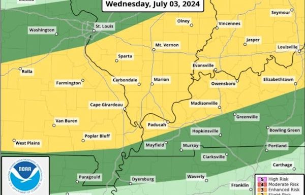 Severe weather possible in the Evansville area today. Here's what forecasters are saying.