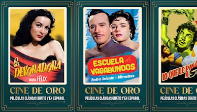 Canela TV presentará gratis más de 100 películas de la época de Oro del Cine Mexicano