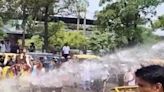 Delhi Police deploys water cannon against BJP protesters over water crisis, netizens react