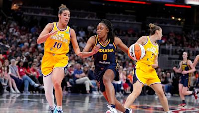 Nurse, McDonald spur 2nd half rally to lead Los Angeles Sparks past Indiana Fever 88-82