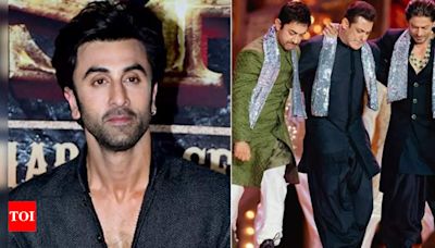 'Salman Khan is childlike, Shah Rukh Khan has a giving nature, Aamir Khan's work ethic is just amazing,' says Ranbir Kapoor | Hindi Movie News - Times of India