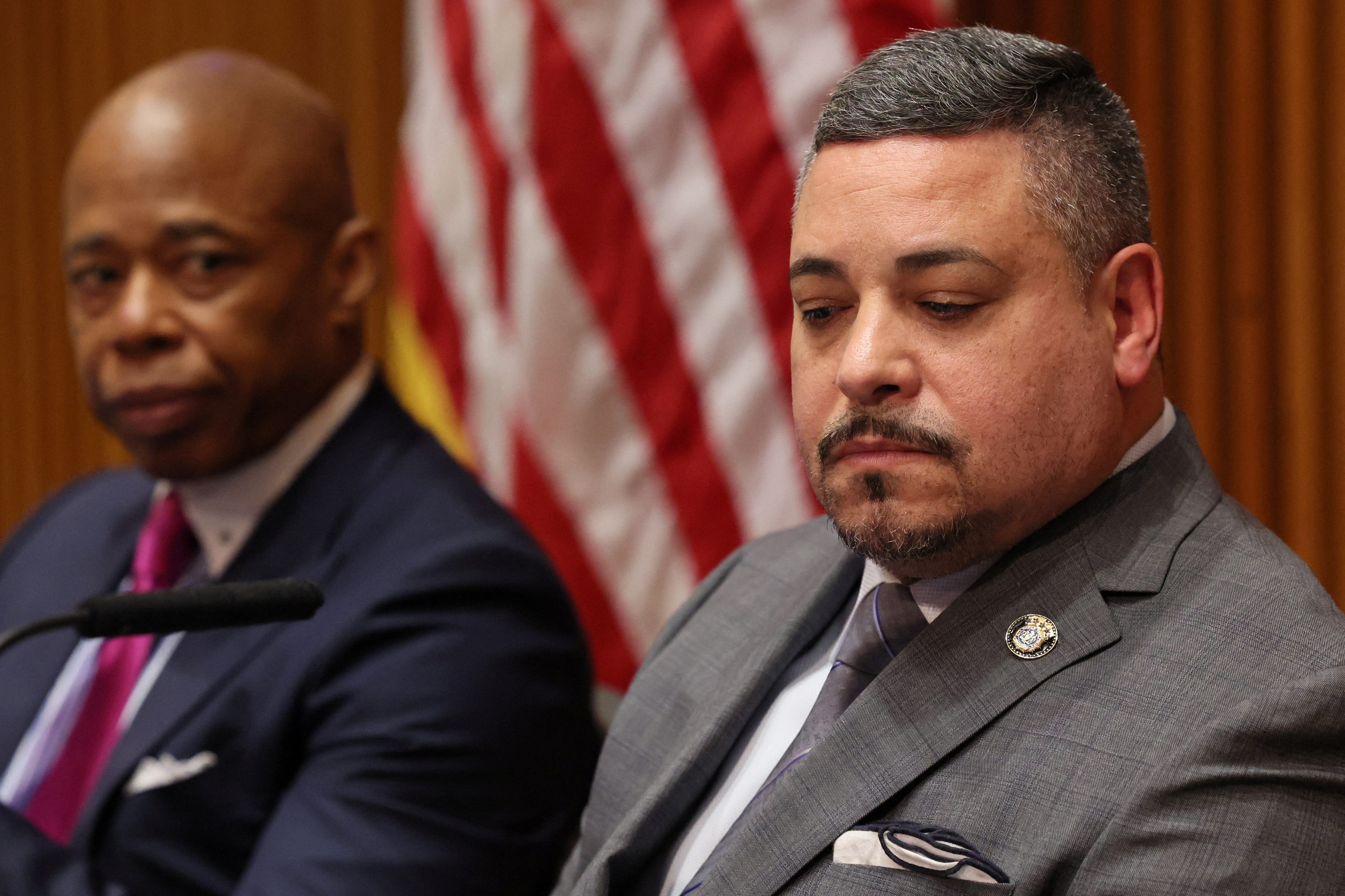 New York's top cop quits as federal probes engulf Mayor Eric Adams