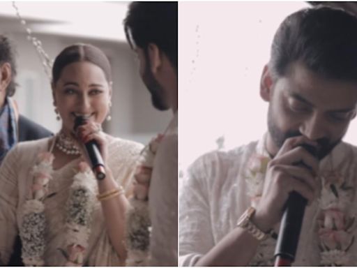 Inside Sonakshi Sinha and Zaheer Iqbal’s ’chaotic little shaadi ka ghar’, watch wedding video