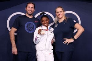 UGA hires Simone Biles’ personal coach, promotes assistant as women’s gymnastics co-head coaches