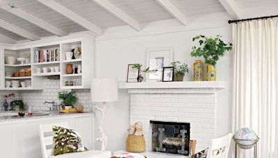 A Step-By-Step Guide To Painting A Brick Fireplace, According To An Expert