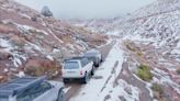 Modded Tesla Cybertruck and Toyota Land Cruisers Explore Death Valley