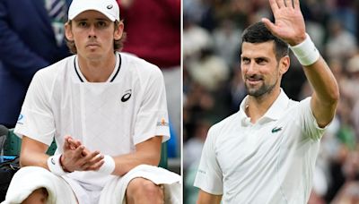Novak Djokovic gets bye to Wimbledon semi-final as Alex de Minaur withdraws
