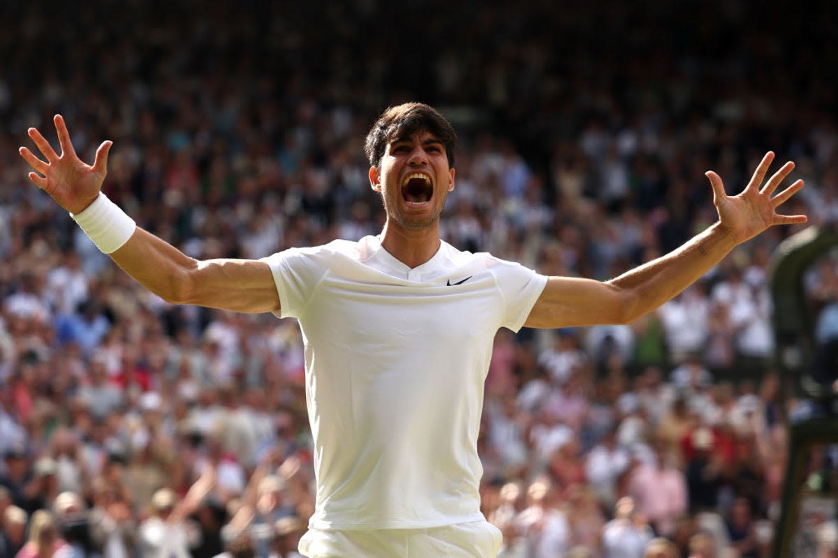 Carlos Alcaraz delivers destruction of Novak Djokovic to win second Wimbledon title
