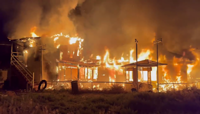 Firefighters extinguish structure, over 8 acres of burned vegetation in California City